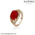 14754 Xuping Schmuck benutzerdefinierte Signet eleganten Stil 18 Karat Gold Farbe Ring für Frauen